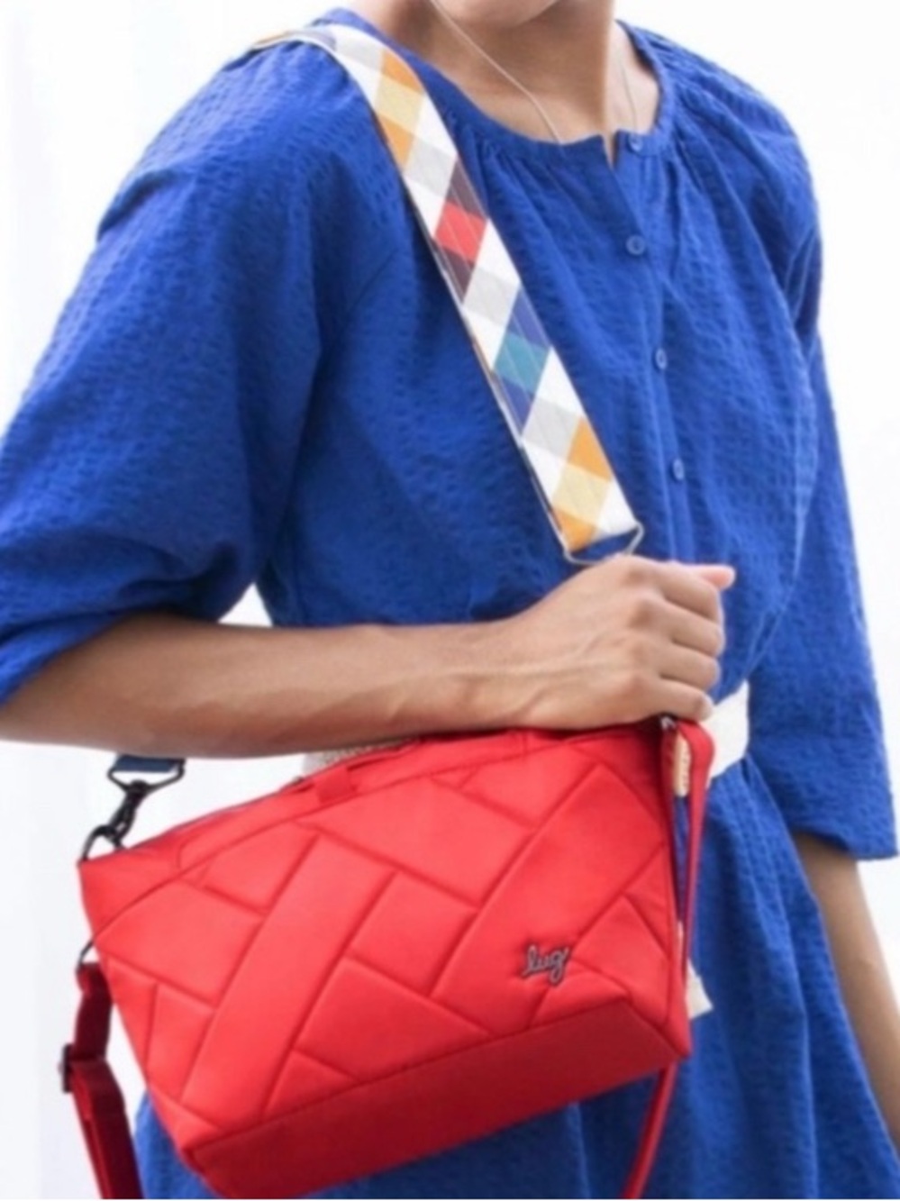 NWT Lug Flare 2 Crossbody Shoulder Bag Purse in Poppy Red
